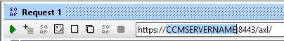SoapUI: Request URI entry