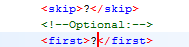 SoapUI: Skip/First fields
